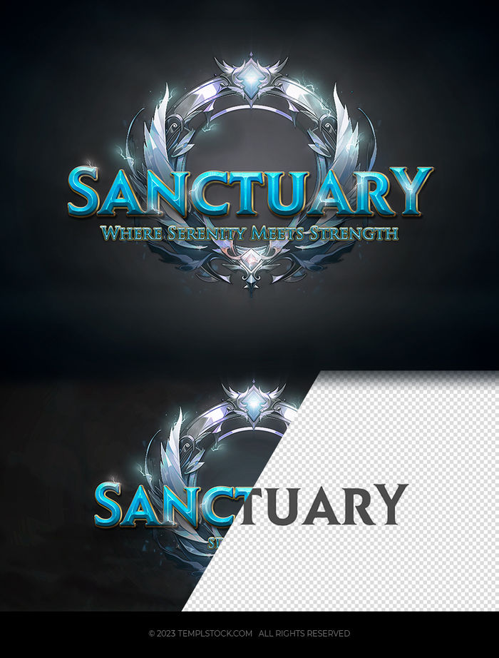 Sanctuary Game Editable Logo