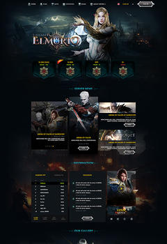 L2 Elmurio Game Website Template