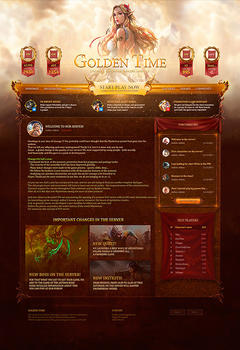 L2 Golden Time Game Website Template