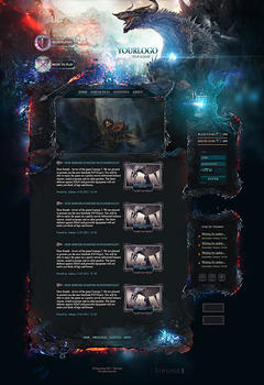 Lineage 2 Dragon Game Website Template